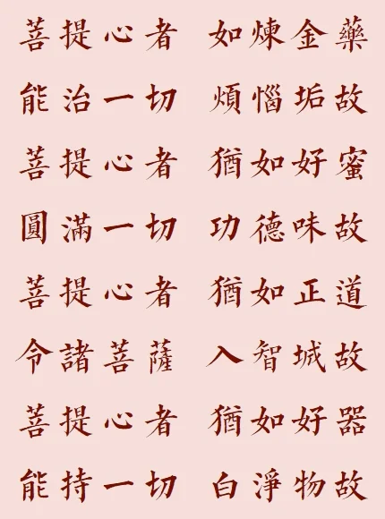 【菩提愿海】菩提心者，犹如正道