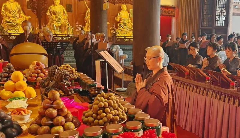 【法会剪影】福清灵石寺盂兰盆法会诵经上供报恩篇