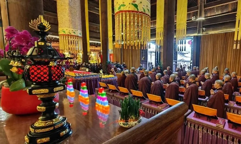 【法讯】\u200b福清灵石寺今日起启建乙巳新春礼忏祈福消灾法会！