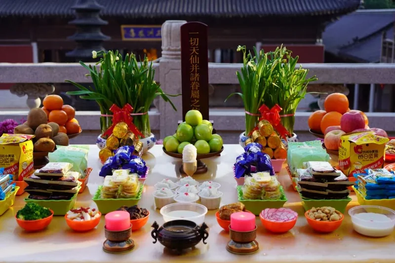 【节日专题法语】感恩虔供养，诸天降吉祥—福清灵石寺今日启建纳福迎祥斋天法会！