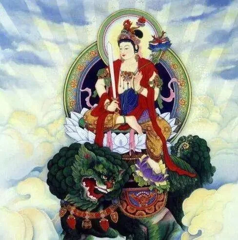 农历四月初四，恭迎文殊菩萨圣诞日  ，持文殊菩萨心咒获福无量!