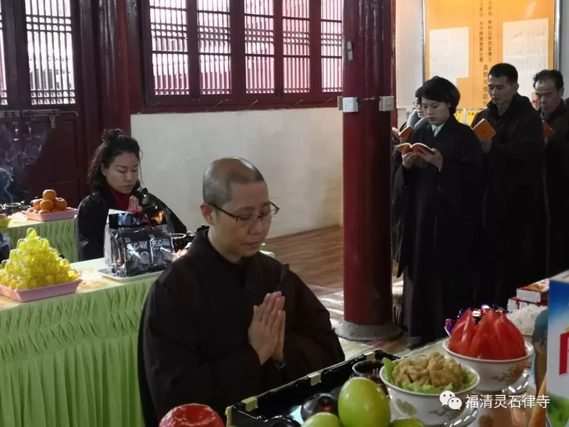 【灵石剪影】 灵石律寺恭迎释迦牟尼佛成道日念佛法会