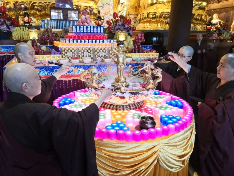 【法会剪影与梵呗】灵石律寺 2021 “浴佛净心，吉祥祈福”法会