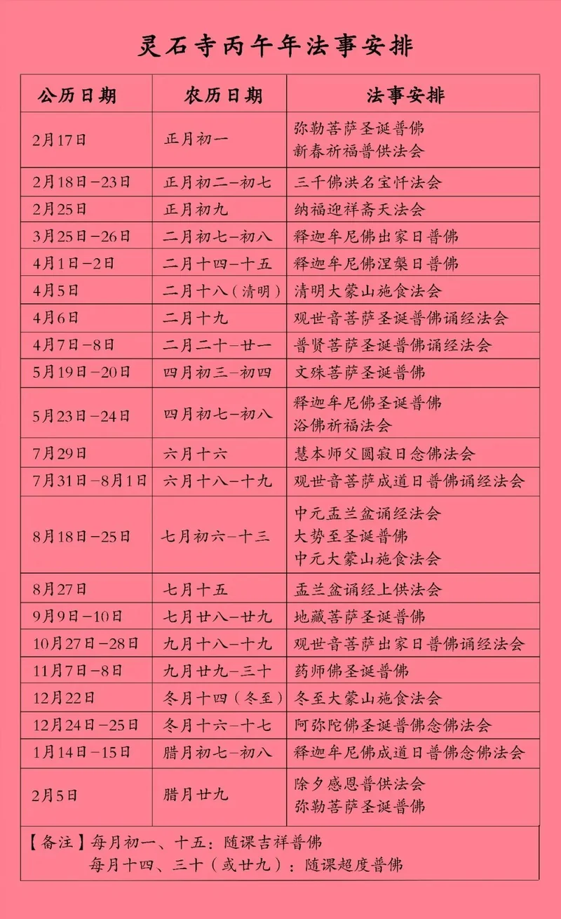 【法讯】恭迎观世音菩萨圣诞，福清灵石寺今日举行诵经念佛法会（暨传授三皈五戒、八关斋戒）